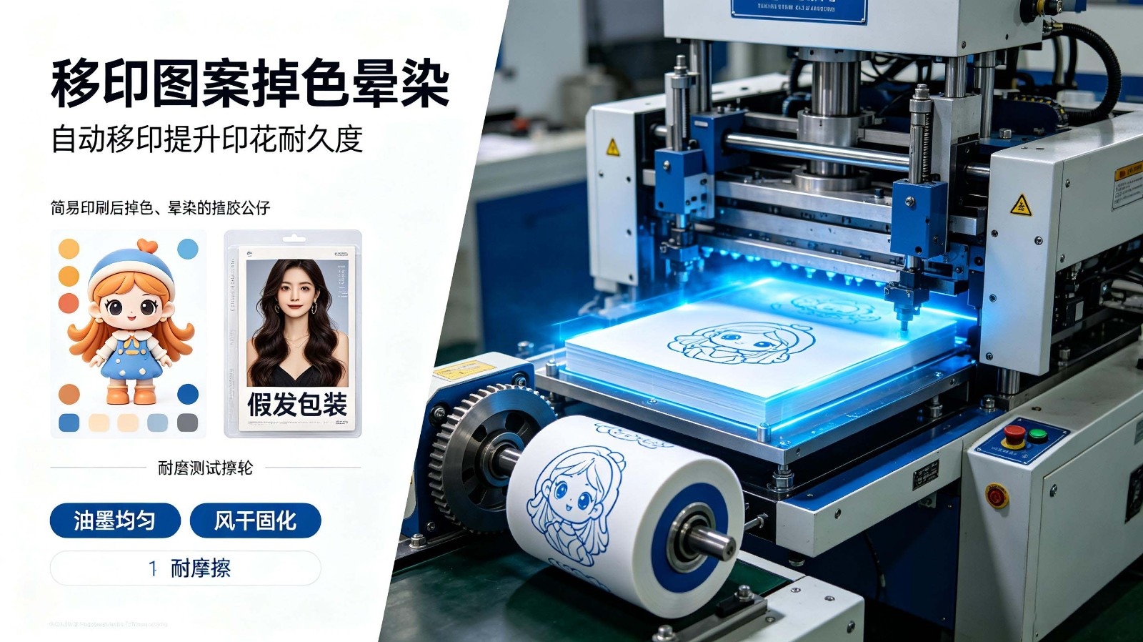 移印图案掉色、晕染？多工位移印机提升玩具印...