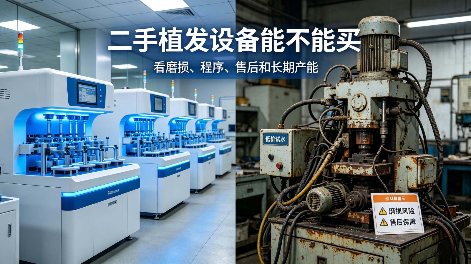 二手自动化植发设备能不能买？利弊一次性讲清